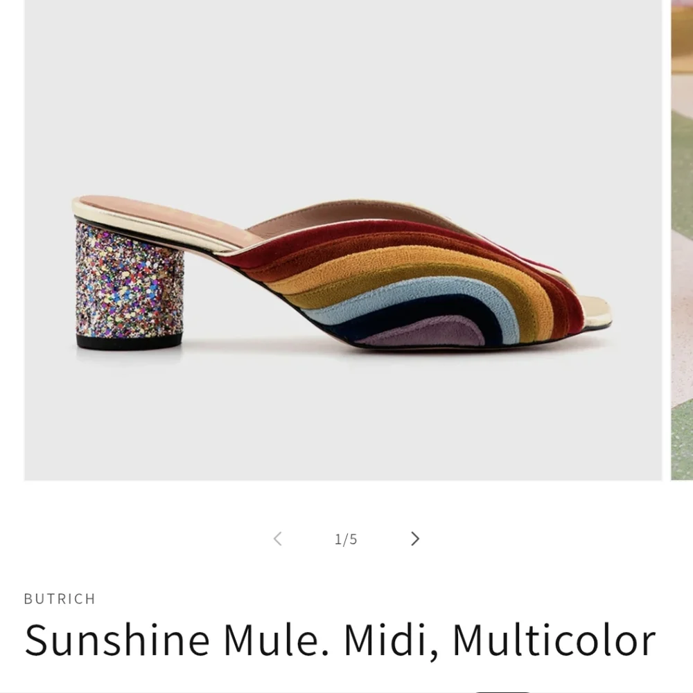 Butrich Sunshine Mule, Midi, Size 40 🌈 - Picture 1 of 6